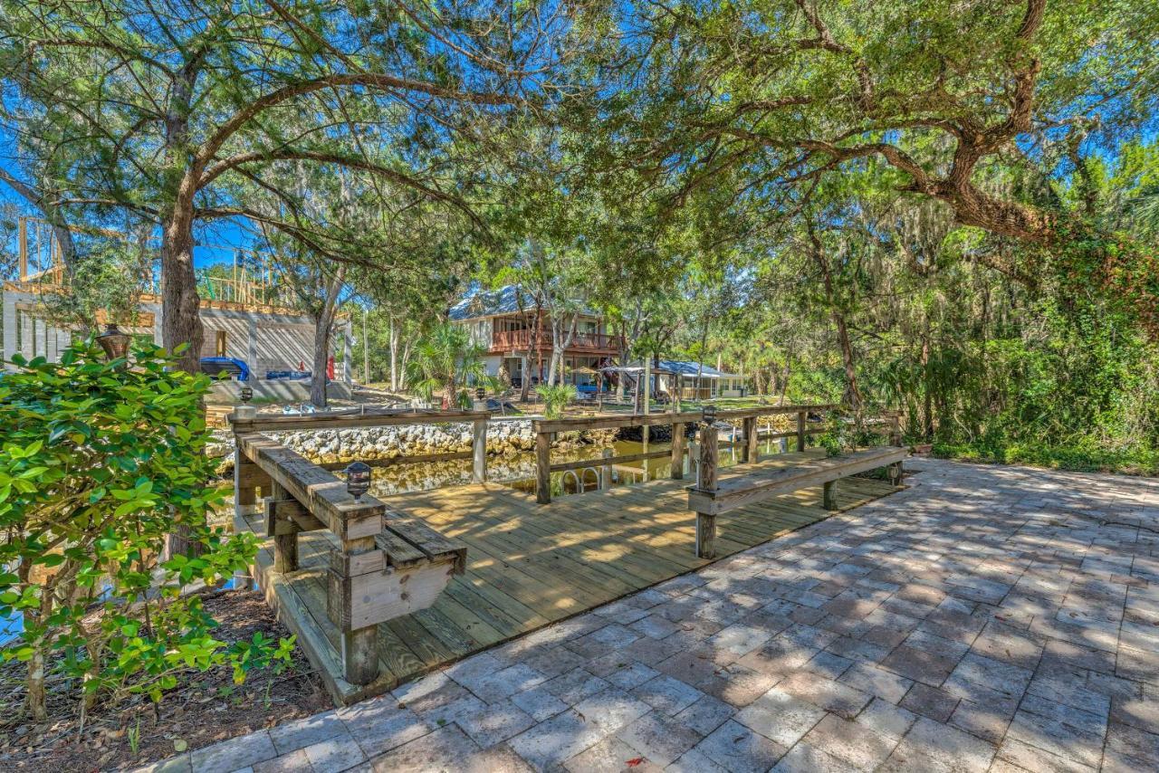 Canalfront Homosassa Escape With Private Dock! Eksteriør billede