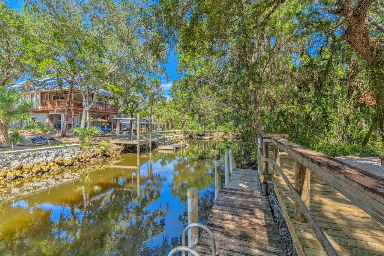Canalfront Homosassa Escape With Private Dock! Eksteriør billede